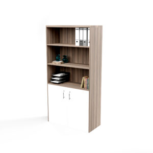 5 Tier Bookcase – 2 doors